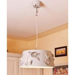 SOSPENSIONE CLASSICA IN CERAMICA CON DECORI IN RILIEVO MADE IN ITALY DELLA IMAS IMAS - Cristalensi Shop Online 2