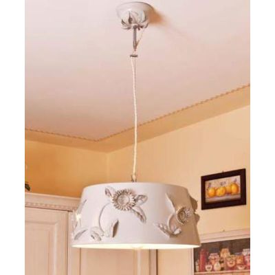 SOSPENSIONE CLASSICA IN CERAMICA CON DECORI IN RILIEVO MADE IN ITALY DELLA IMAS IMAS - Cristalensi Shop Online