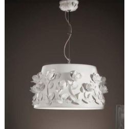 SOSPENSIONE CLASSICA IN CERAMICA CON DECORI A RILIEVO PRODOTTO IN ITALIA DALLA IMAS IMAS - Cristalensi Shop Online 2