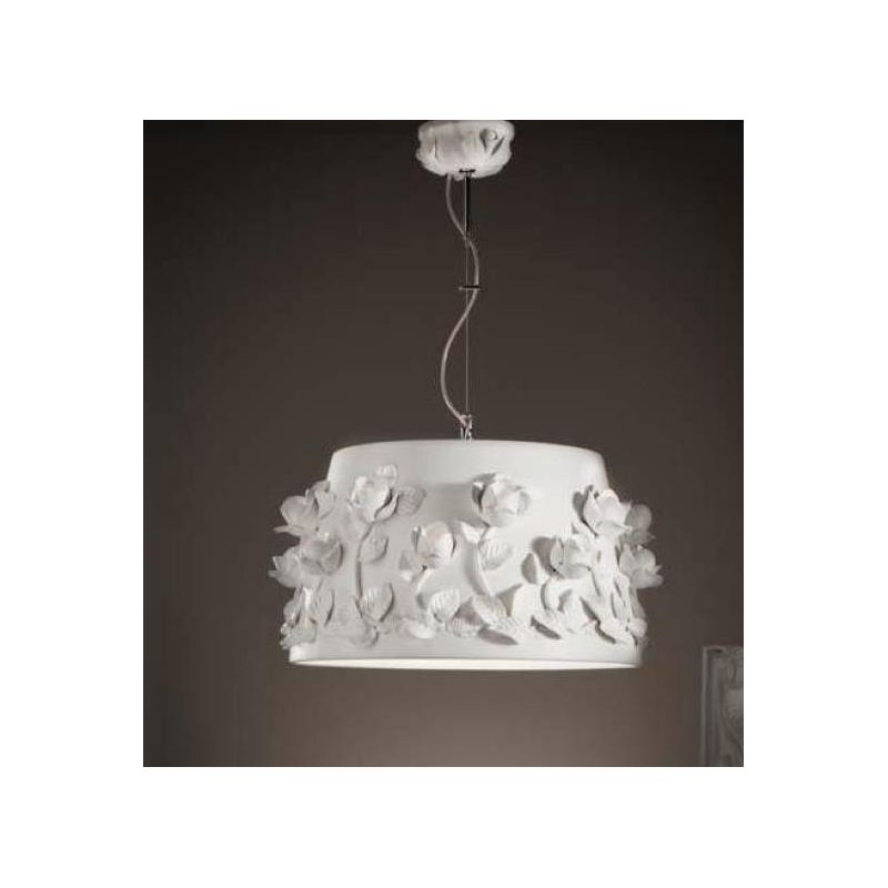 SOSPENSIONE CLASSICA IN CERAMICA CON DECORI A RILIEVO PRODOTTO IN ITALIA DALLA IMAS IMAS - Cristalensi Shop Online