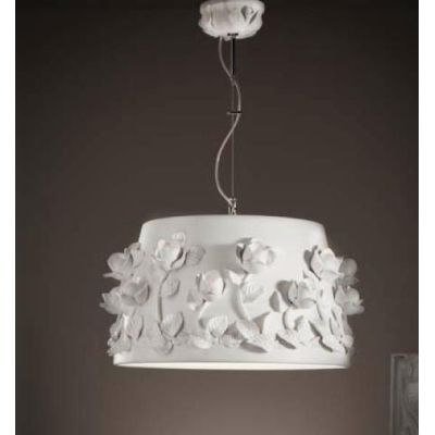 SOSPENSIONE CLASSICA IN CERAMICA CON DECORI A RILIEVO PRODOTTO IN ITALIA DALLA IMAS IMAS - Cristalensi Shop Online