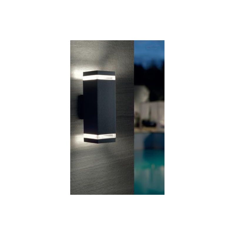 STAGE APPLIQUE LUCE SOPRA SOTTO IN ALLUMINIO ANTRACITE LIVOS / SOVIL Sovil - Cristalensi Shop Online