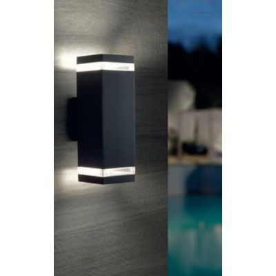 STAGE APPLIQUE LUCE SOPRA SOTTO IN ALLUMINIO ANTRACITE LIVOS / SOVIL Sovil - Cristalensi Shop Online