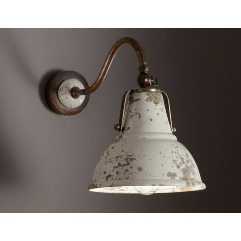 APPLIQUE DALLO STILE VINTAGE IN CERAMICA ED OTTONE MADE IN ITALY DELLA IMAS IMAS - Cristalensi Shop Online