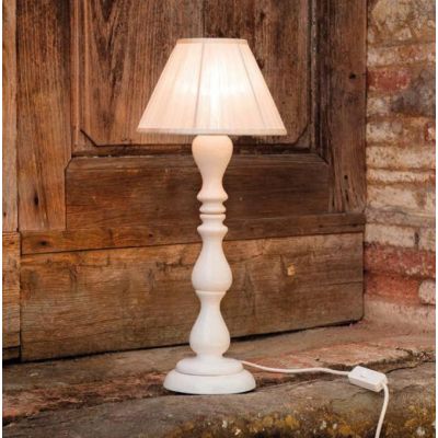 LAMPADA DA TAVOLO CLASSICA IN CERAMICA LUCIDA CON PARALUME MADE IN ITALY DELLA IMAS IMAS - Cristalensi Shop Online