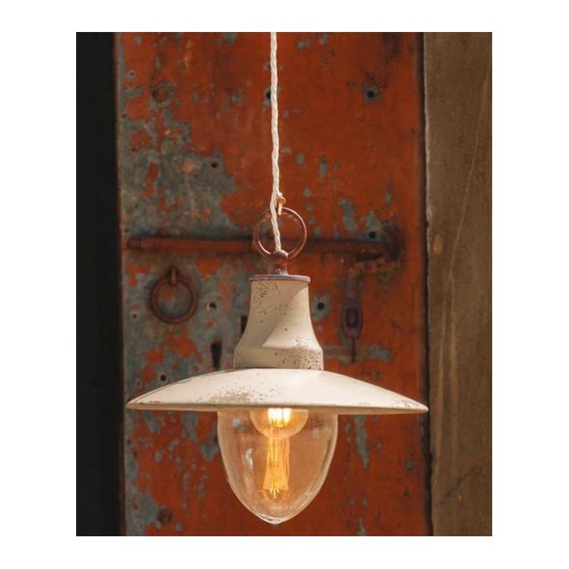 SOSPENSIONE SINGOLA IN CERAMICA STILE VINTAGE MADE IN ITALY DELLA IMAS IMAS - Cristalensi Shop Online