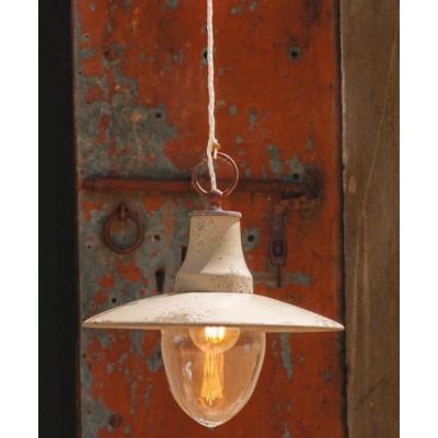 SOSPENSIONE SINGOLA IN CERAMICA STILE VINTAGE MADE IN ITALY DELLA IMAS IMAS - Cristalensi Shop Online