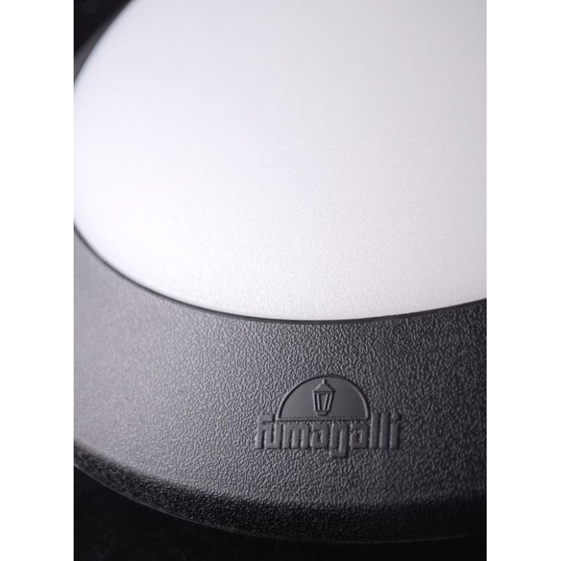 BERTA PLAFONIERA APPLIQUE DIAMETRO 27,5 ATTACCO 1XE27 IP66 IN RESINA BIANCA,GRIGIA O NERA DARK LIGHT - Cristalensi Shop Online