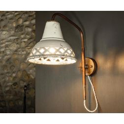 APPLIQUE IN TERRACOTTA INTAGLIATA VINTAGE CON BRACCIO REGOLABILE MADE IN ITALY DELLA IMAS IMAS - Cristalensi Shop Online 2