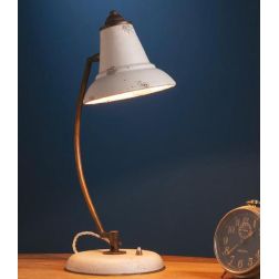 LAMPADA DA TAVOLO IN CERAMICA DECORATA E OTTONE INVECCHIATO PRODOTTA IN ITALIA DALLA IMAS IMAS - Cristalensi Shop Online 2