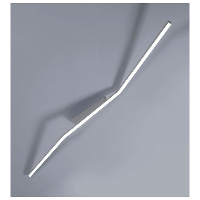 BOW PLAFONIERA APPLIQUE MODERNA LED 30W LUCE 3000K/4000K IN ALLUMINIO BIANCO,SABBIA O NERO LARGHEZZA CM 142 Vivida International