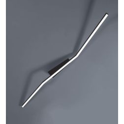 BOW PLAFONIERA APPLIQUE MODERNA LED 30W LUCE 3000K/4000K IN ALLUMINIO BIANCO,SABBIA O NERO LARGHEZZA CM 142 Vivida International 2