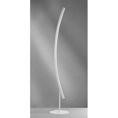 BOW PIANTANA MODERNA AD ARCO LED 26W LUCE 3000K IN ALLUMINIO BIANCO, SABBIA O NERO Vivida International - Cristalensi Shop Onlin