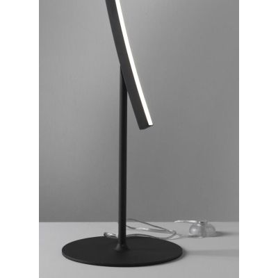 BOW PIANTANA MODERNA AD ARCO LED 26W LUCE 3000K IN ALLUMINIO BIANCO, SABBIA O NERO Vivida International - Cristalensi Shop Onlin
