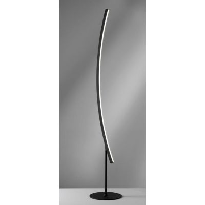 BOW PIANTANA MODERNA AD ARCO LED 26W LUCE 3000K IN ALLUMINIO BIANCO, SABBIA O NERO Vivida International - Cristalensi Shop Onlin