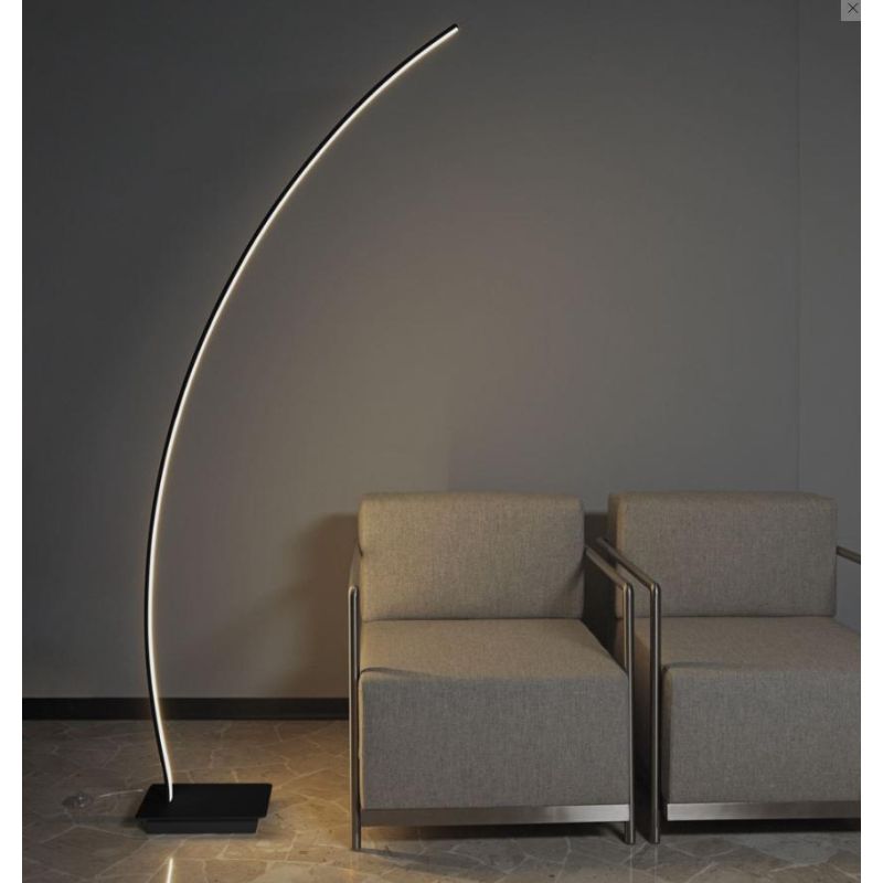 BRACKET PIANTANA DAL DESIGN MODERNO CON LED 33W IN ALLUMINIO BIANCO,SABBIA O NERO Vivida International - Cristalensi Shop Online