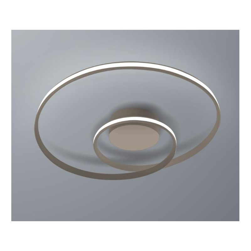 CIRCUIT PLAFONIERA LED 40W DIMMERABILE BIANCA,NERA O SABBIA DIAMETRO CM 65 Vivida International - Cristalensi Shop Online