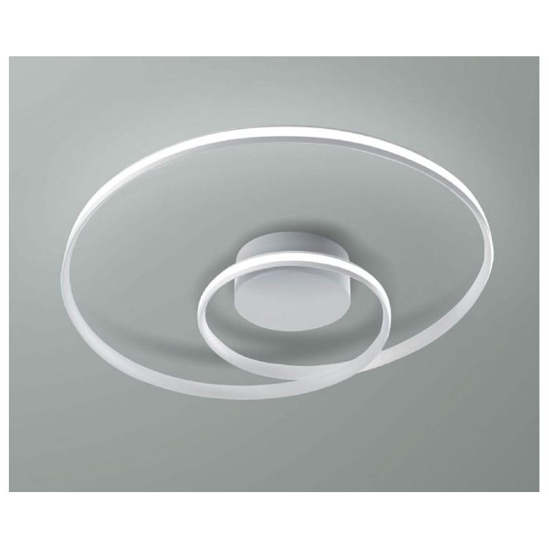 CIRCUIT PLAFONIERA LED 40W DIMMERABILE BIANCA,NERA O SABBIA DIAMETRO CM 65 Vivida International - Cristalensi Shop Online