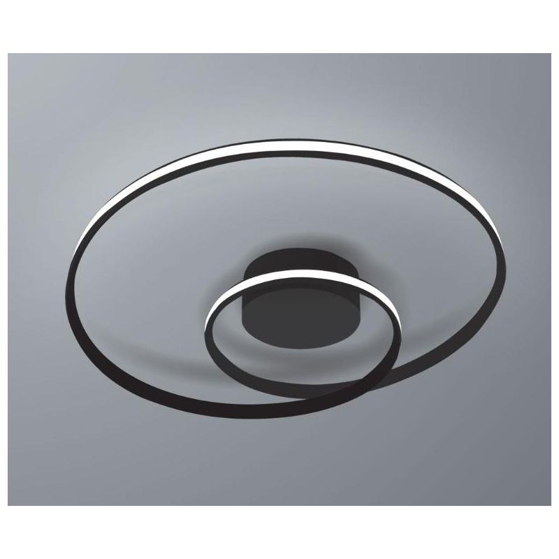 CIRCUIT PLAFONIERA LED 40W DIMMERABILE BIANCA,NERA O SABBIA DIAMETRO CM 65 Vivida International - Cristalensi Shop Online