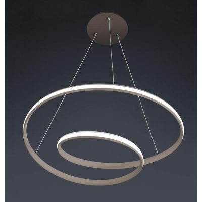 CIRCUIT SOSPENSIONE CON LED 40W DIMMERABILE BIANCA,SABBIA O NERA DIAMETRO CM 65 Vivida International - Cristalensi Shop Online