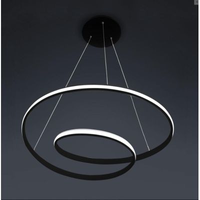 CIRCUIT SOSPENSIONE CON LED 40W DIMMERABILE BIANCA,SABBIA O NERA DIAMETRO CM 65 Vivida International - Cristalensi Shop Online