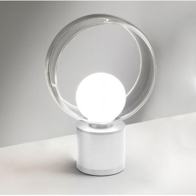 COSMIT ORIGINALE LAMPADA DA TAVOLO D18 BIANCA NERA O MARRONE LAMPADINA G9 MODERNA Vivida International - Cristalensi Shop Online