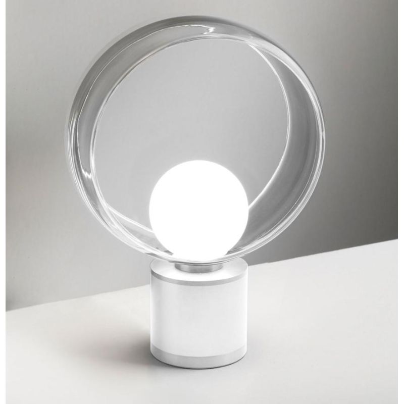 COSMIT ORIGINALE LAMPADA DA TAVOLO BIANCA NERA O MARRONE LAMPADINA G9 MODERNA Vivida International - Cristalensi Shop Online