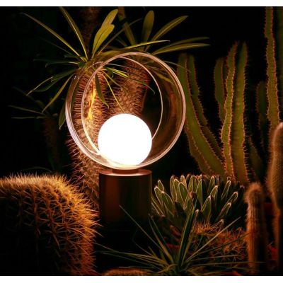COSMIT ORIGINALE LAMPADA DA TAVOLO BIANCA NERA O MARRONE LAMPADINA G9 MODERNA Vivida International - Cristalensi Shop Online