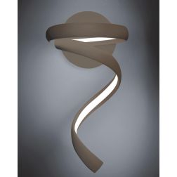 FLAME LAMPADA DA PARETE MODERNA LED 12W LUCE 3000K O 4000K COLORI BIANCO SABBIA O NERO Vivida International - Cristalensi Shop O 2