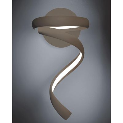 FLAME LAMPADA DA PARETE MODERNA LED 12W LUCE 3000K O 4000K COLORI BIANCO SABBIA O NERO Vivida International - Cristalensi Shop O