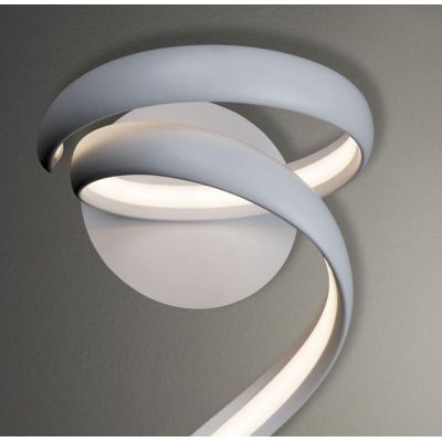 FLAME LAMPADA DA PARETE MODERNA LED 12W LUCE 3000K O 4000K COLORI BIANCO SABBIA O NERO Vivida International - Cristalensi Shop O
