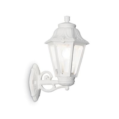 BISSO ANNA APPLIQUE IN RESINA BIANCO O NERO IP55 GIRATO IN BASSO O IN ALTO CLASSICO ECONOMICO DARK LIGHT - Cristalensi Shop Onli