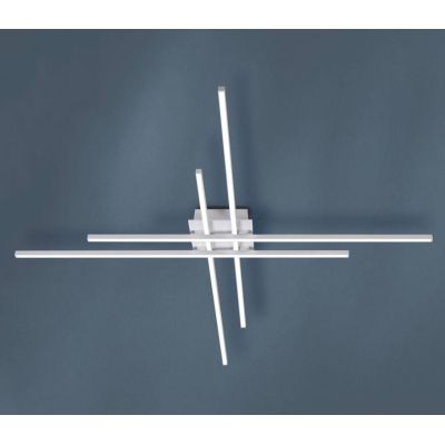 HASHTAG PLAFONIERA MODERNA BIANCA O NERA LED 42W LUCE 3000K DISEGNO A CROCE ORIGINALE Vivida International - Cristalensi Shop On