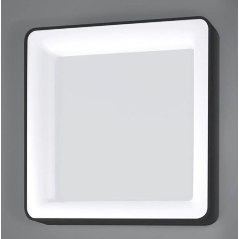 INNER PLAFONIERA QUADRATA CM 80X80 LED 80W LUCE 3000K BIANCA NERA O SABBIA MODERNA Vivida International - Cristalensi Shop Onlin
