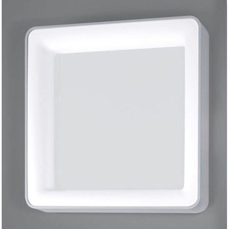 INNER PLAFONIERA QUADRATA CM 80X80 LED 80W LUCE 3000K BIANCA NERA O SABBIA MODERNA Vivida International - Cristalensi Shop Onlin