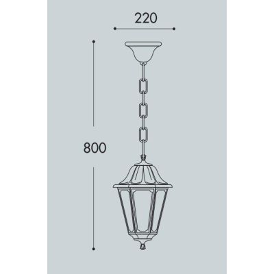 SICHEM ANNA SOSPENSIONE IN RESINA BIANCA O NERA IP55 LANTERNA CLASSICA ECONOMICA DARK LIGHT - Cristalensi Shop Online