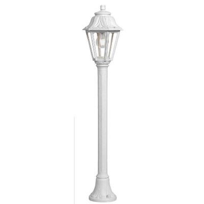 MIZAR ANNA PALO CON LANTERNA IN RESINA BIANCA O NERA IP55 CLASSICA ECONOMICA DARK LIGHT - Cristalensi Shop Online
