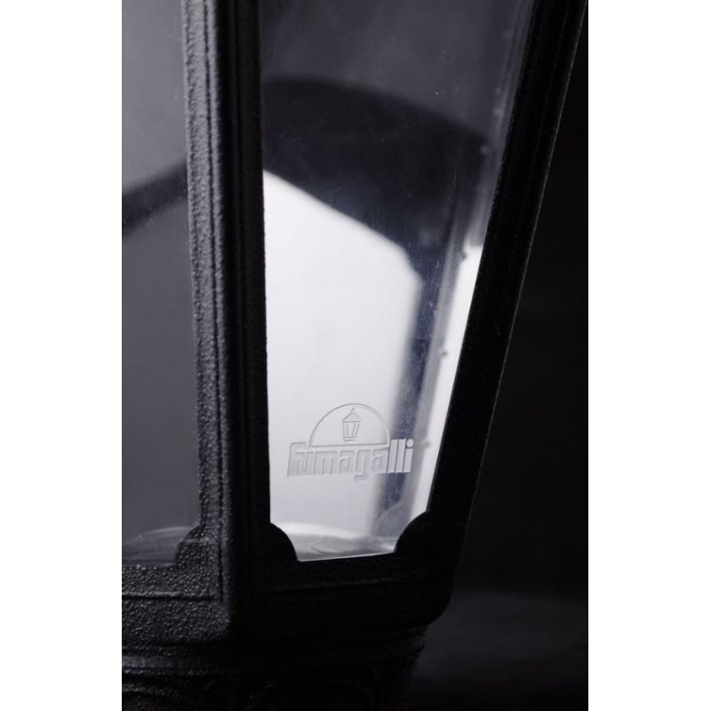 MIZAR ANNA PALO CON LANTERNA IN RESINA BIANCA O NERA IP55 CLASSICA ECONOMICA DARK LIGHT - Cristalensi Shop Online