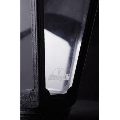 MIZAR ANNA PALO CON LANTERNA IN RESINA BIANCA O NERA IP55 CLASSICA ECONOMICA DARK LIGHT - Cristalensi Shop Online