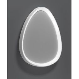 LIFERING PLAFONIERA OVALE MODERNA LED 60W LUCE 3000K BIANCA NERA O SABBIA Vivida International - Cristalensi Shop Online 2