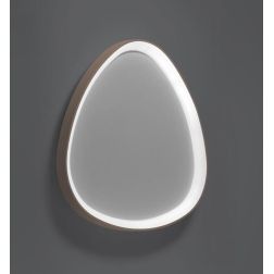 LIFERING PLAFONIERA OVALE MODERNA LED 48W LUCE 3000K BIANCA NERA O SABBIA Vivida International - Cristalensi Shop Online 2