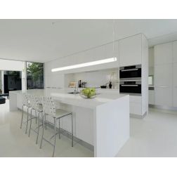 T311.30 PIRGOS SOSPENSIONE TUBOLARE IN ALLUMINIO LED 21.6W LUCE 3000K LARGHEZZA CM 100 IP40 MODERNA Sforzin Illuminazione - Cris 2