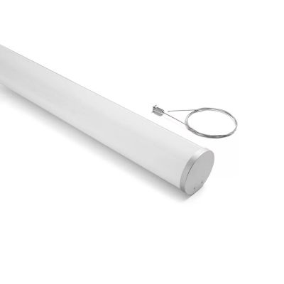 T311.31 PIRGOS SOSPENSIONE TUBOLARE IN ALLUMINIO LED 43.2W LUCE 3000K LARGHEZZA CM 200 IP40 MODERNA Sforzin Illuminazione - Cris