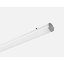 T311.31 PIRGOS SOSPENSIONE TUBOLARE IN ALLUMINIO LED 43.2W LUCE 3000K LARGHEZZA CM 200 IP40 MODERNA Sforzin Illuminazione - Cris 2