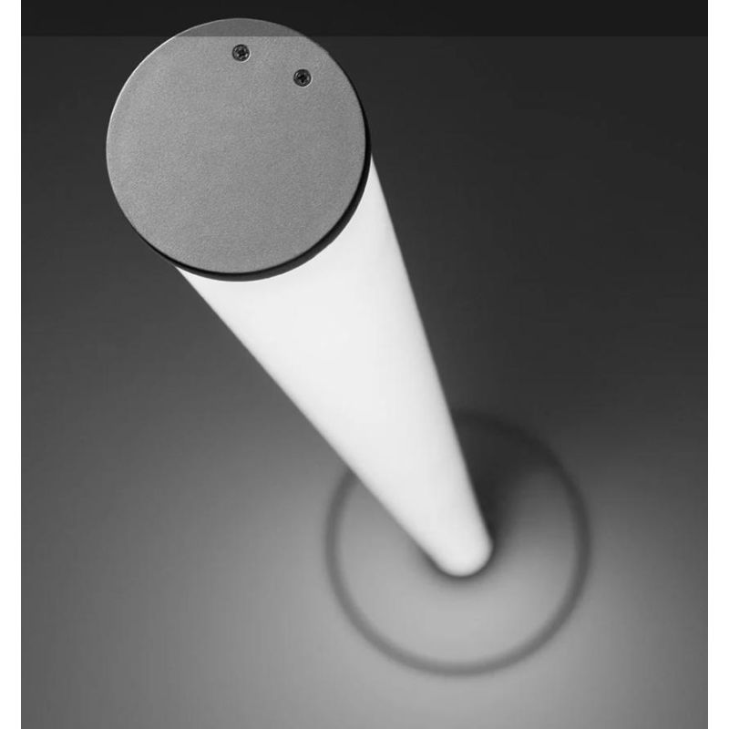 T311.50 PIRGOS PIANTANA TUBOLARE IN ALLUMINIO LED 43.2W DIMMERABILE LUCE 3000K ALTEZZA CM 180 IP40 MODERNA Sforzin Illuminazione