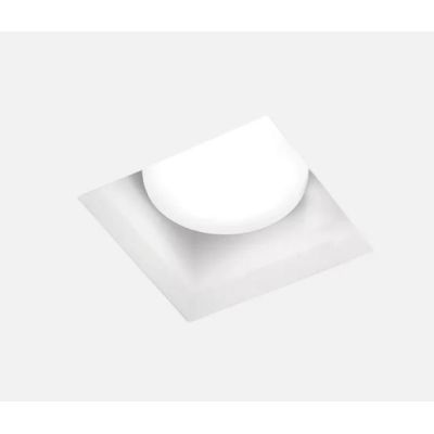 T381 FILIATRA FARETTO QUADRATO DA INCASSO IN GESSO CM 11.3X11.3 LAMPADINA ATTACCO GX53 Sforzin Illuminazione - Cristalensi Shop