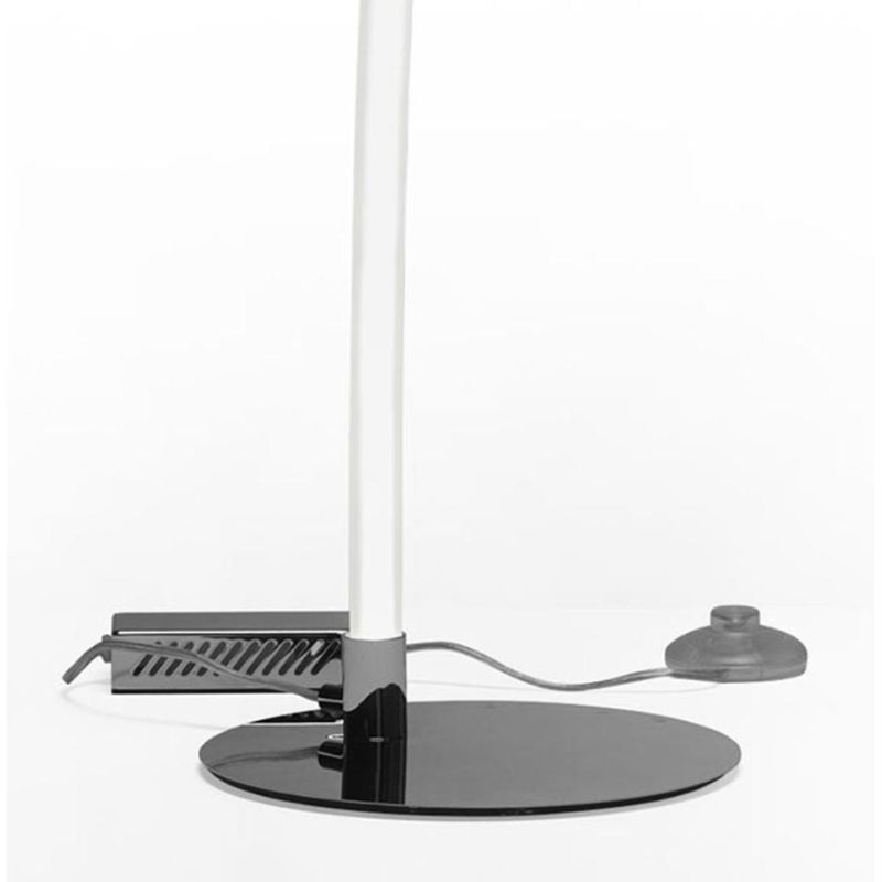 LIGHT LINE LAMPADA DA TERRA CON LED 20W DIMMERABILE IN METALLO CROMO CON DIFFUSORE BIANCO Vivida International - Cristalensi Sho