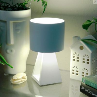 PUP METAL LAMPADA DA TAVOLO LED 11W LUCE 3000K DIMMERABILE IN ALLUMINIO BIANCO MODERNA Vivida International - Cristalensi Shop O