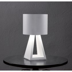 PUP METAL LAMPADA DA TAVOLO LED 11W LUCE 3000K DIMMERABILE IN ALLUMINIO BIANCO MODERNA Vivida International - Cristalensi Shop O