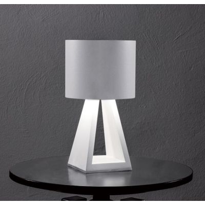 PUP METAL LAMPADA DA TAVOLO LED 11W LUCE 3000K DIMMERABILE IN ALLUMINIO BIANCO MODERNA Vivida International - Cristalensi Shop O